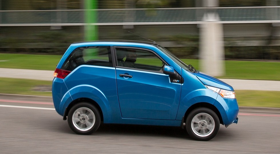 На фото: Mahindra e2o, версия для Великобритании