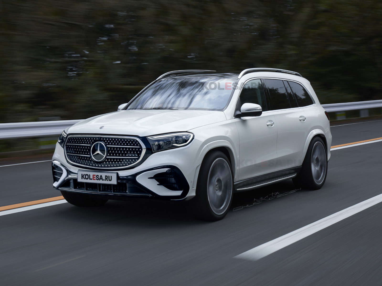 Второй рестайлинг Mercedes-Benz GLS 2026 - КОЛЕСА.ру – автомобильный журнал