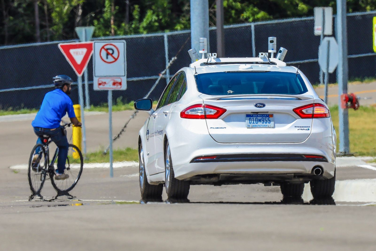 Autonomous Vehicle Testing at Mcity