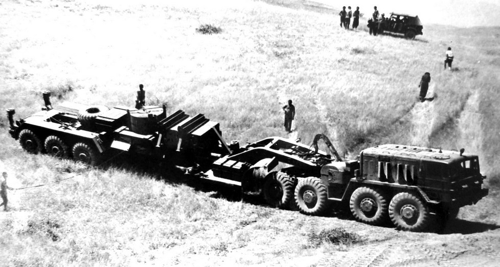 Испытания активного автопоезда СО-7 с электромеханическим приводом