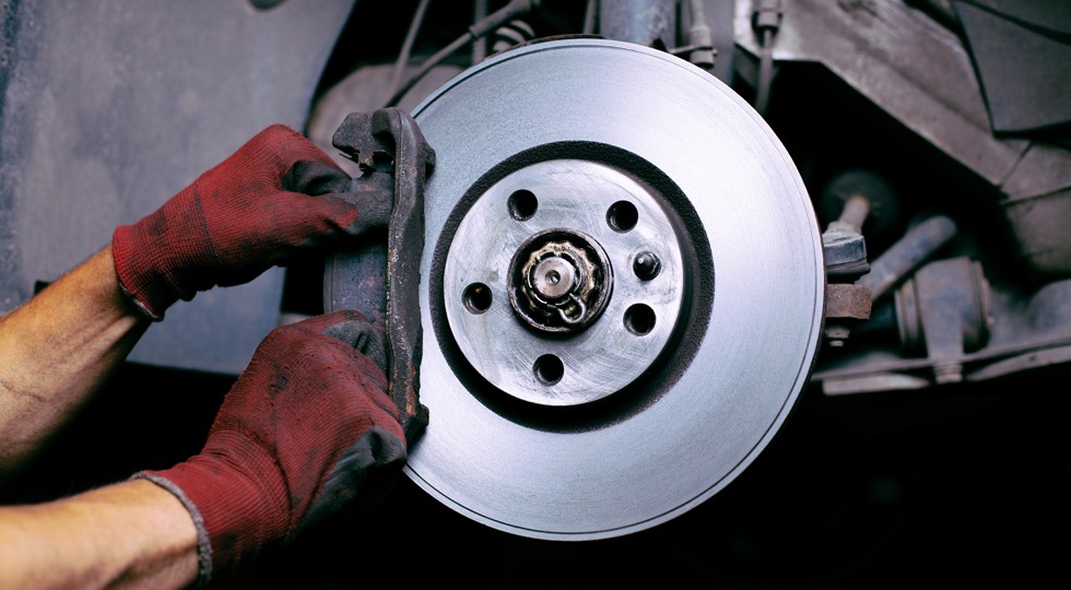 Changing brake pads