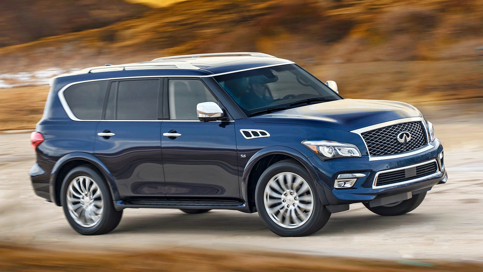 На фото: Infiniti QX80 текущей генерации