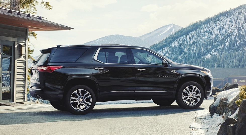The 2018 Traverse High Country trim features premium content and