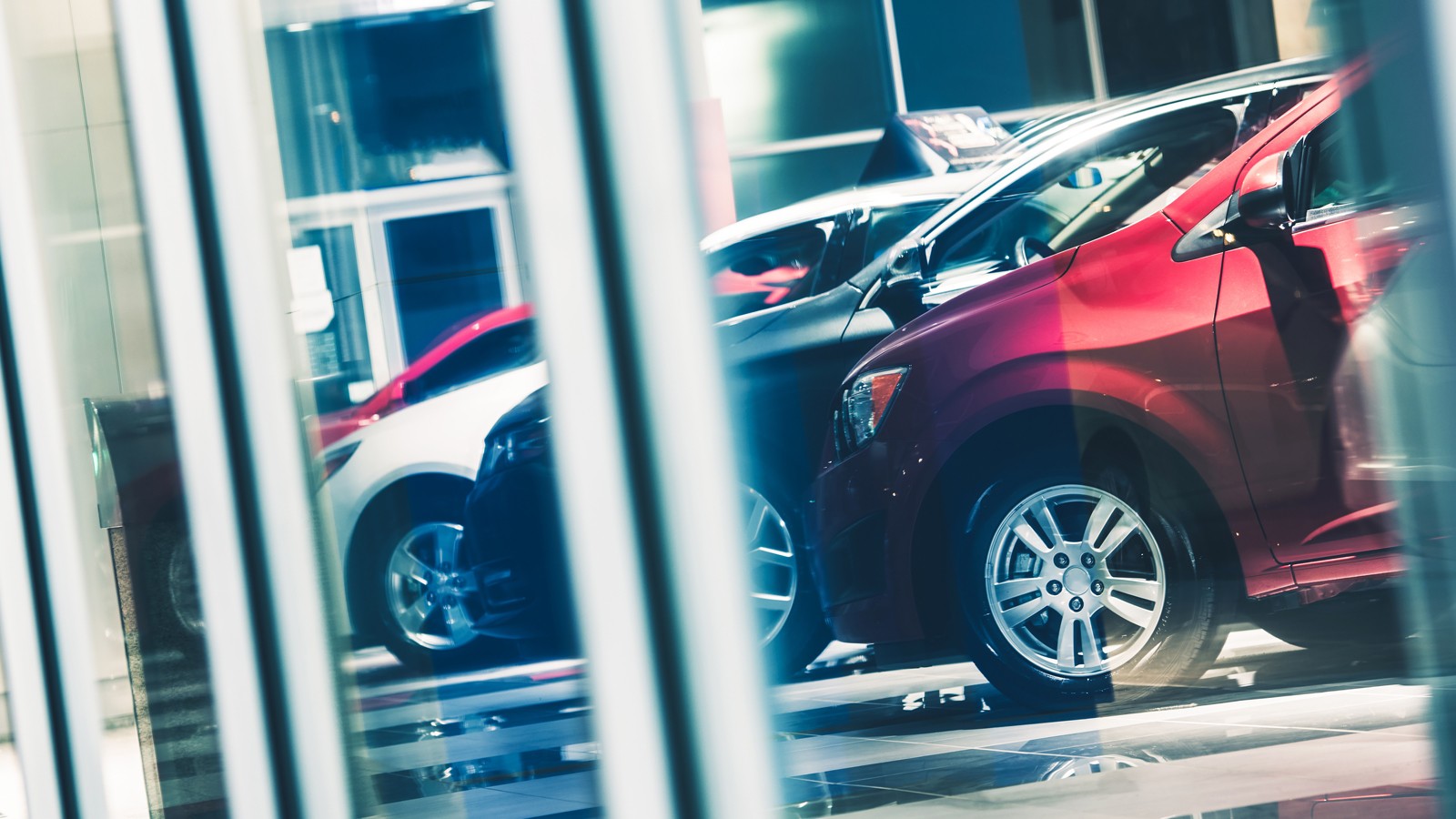 Car Dealer Window Shopping