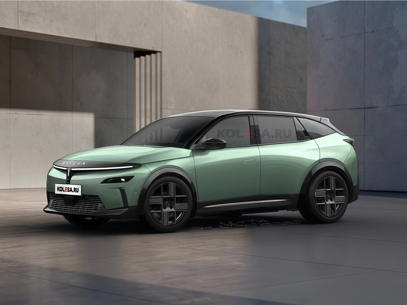 Новый флагманский кроссовер Lancia Gamma: первые изображения