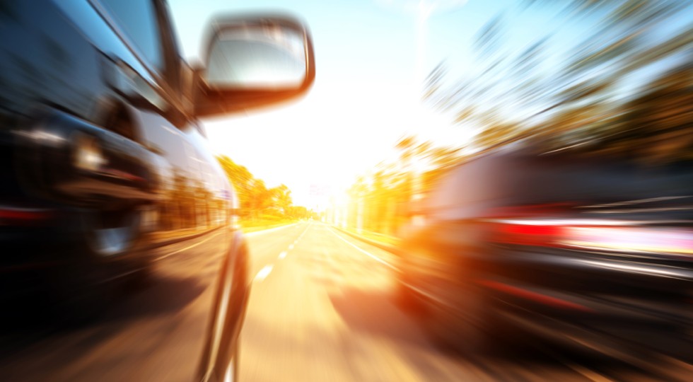 high-speed car