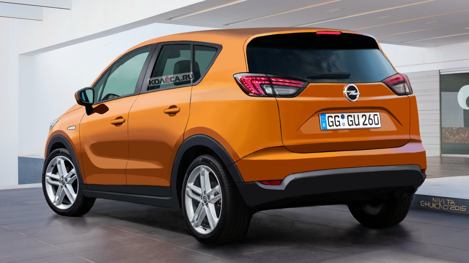 Opel Meriva rear