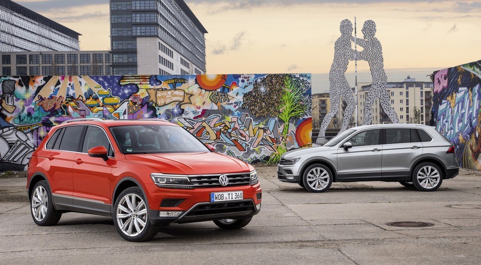 На фото: Volkswagen Tiguan второго поколения