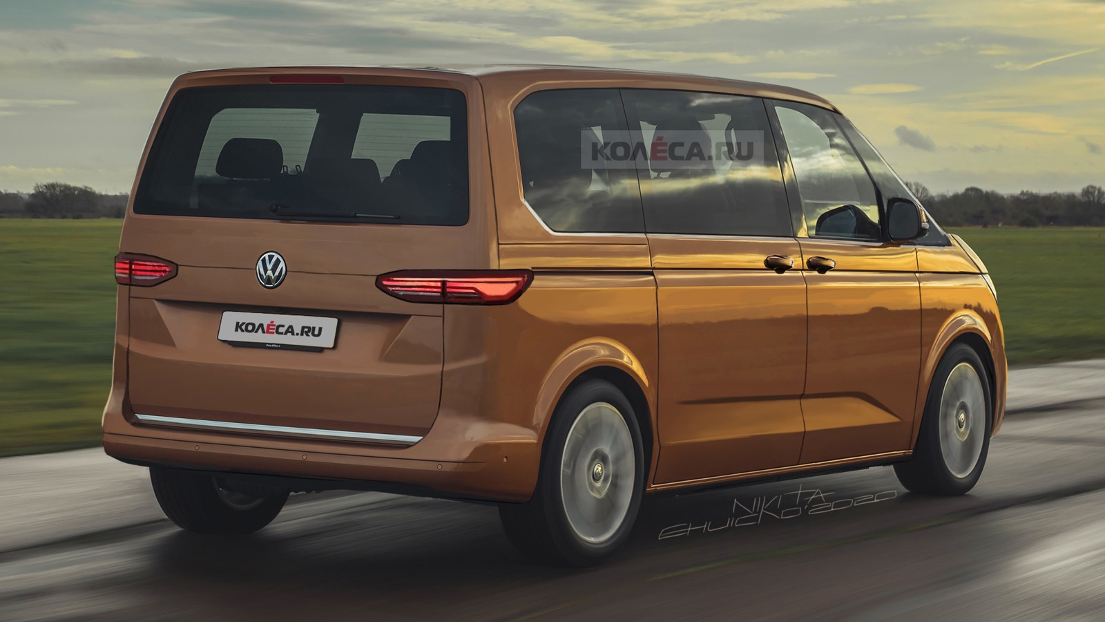 Volkswagen Multivan следующего поколения (Т7): новые изображения