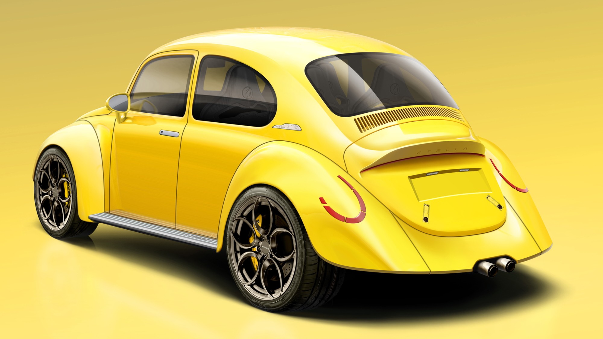 Классический VW Beetle вернулся в виде стильного карбюраторного рестомода Milivié 1