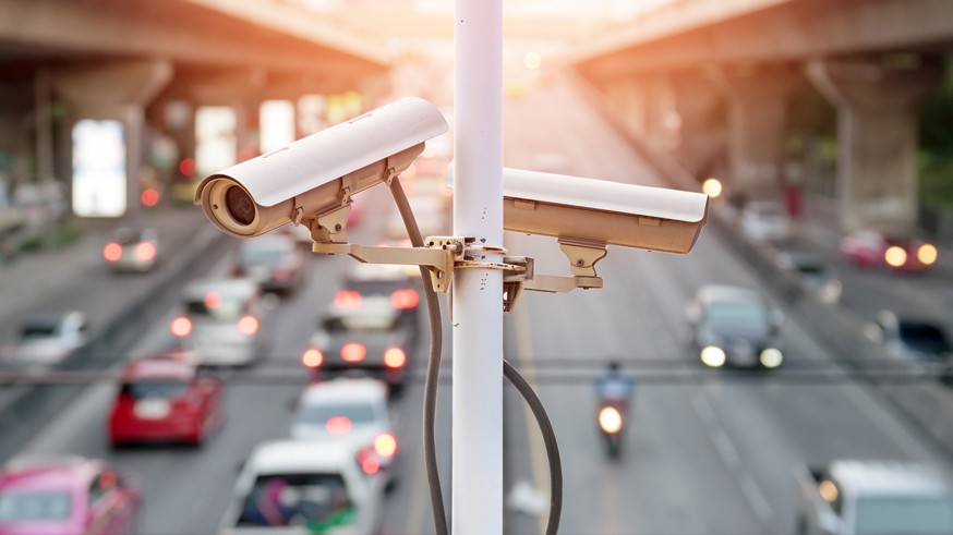 traffic security camera.