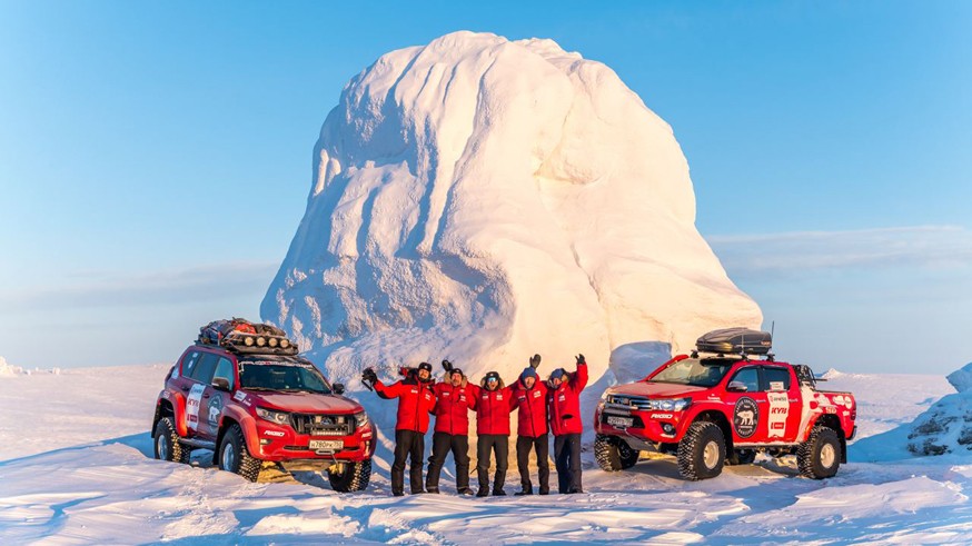 Toyota Hilux и Land Cruiser Prado успешно завершили масштабную «зимнюю» экспедицию