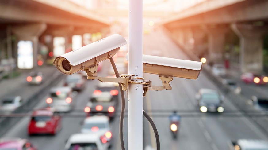 traffic security camera.