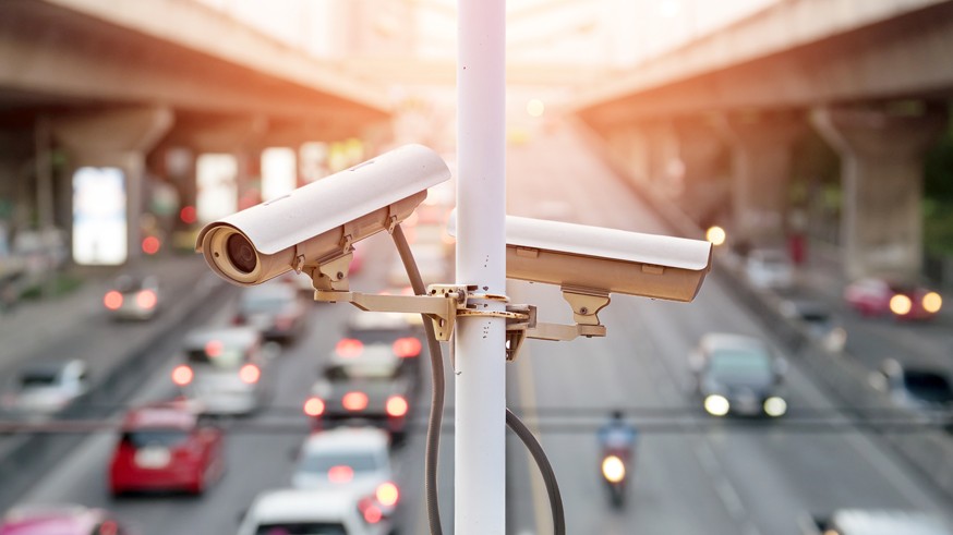 traffic security camera.