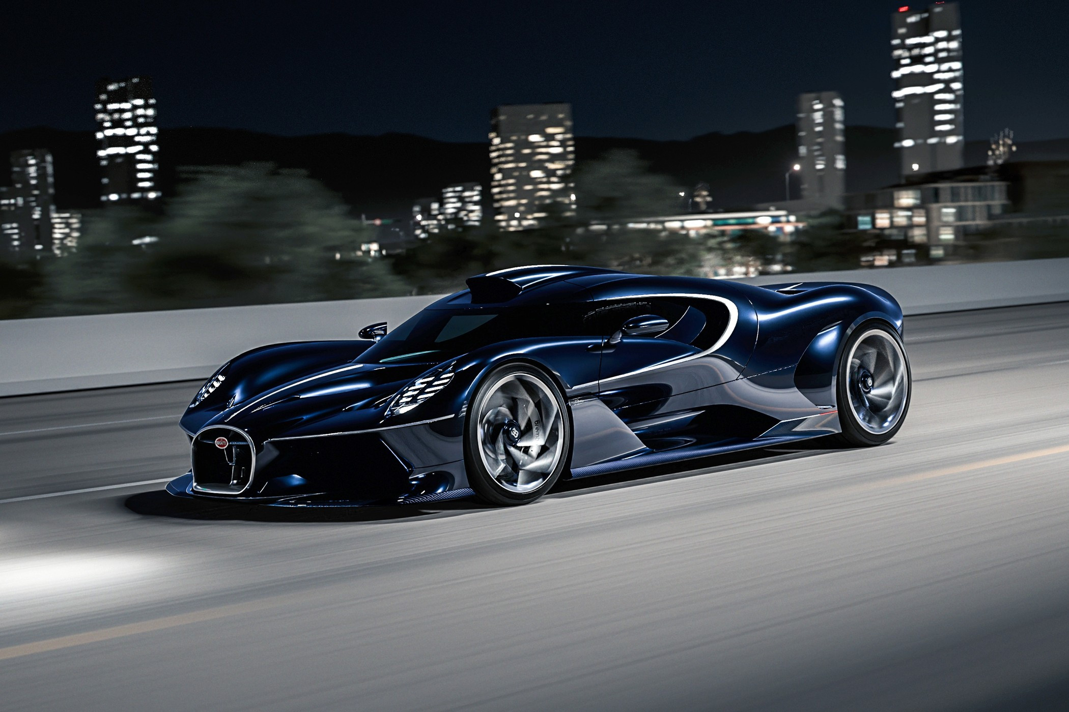 Bugatti Destrier: дорожный «боевой конь» на базе трекового суперкара Bugatti Bolide
