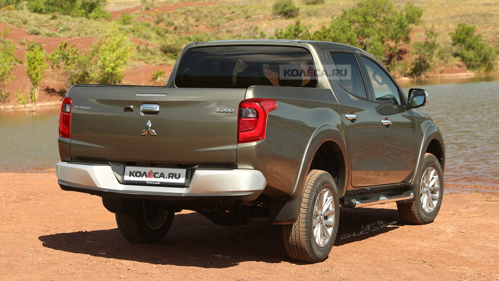 Mitsubishi l200 размеры