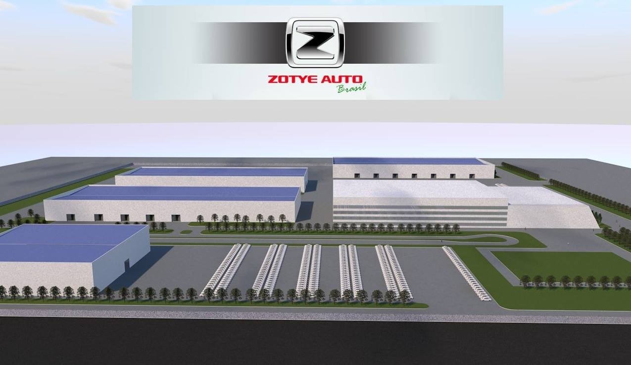 Будущий завод Zotye в Гоянезии, Бразилия
