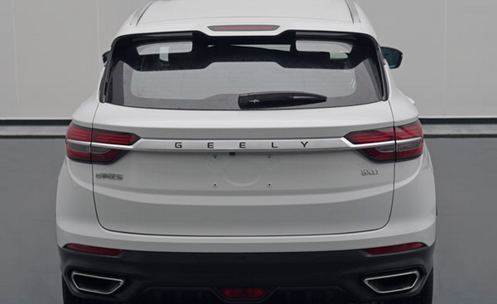 Фото Geely SX11 из базы министерства промышленности Китая