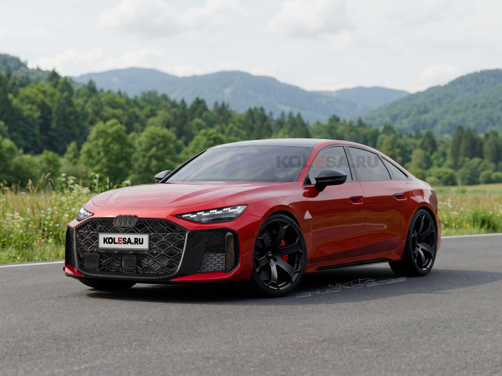 Седан Audi RS6 (C9): новые изображения