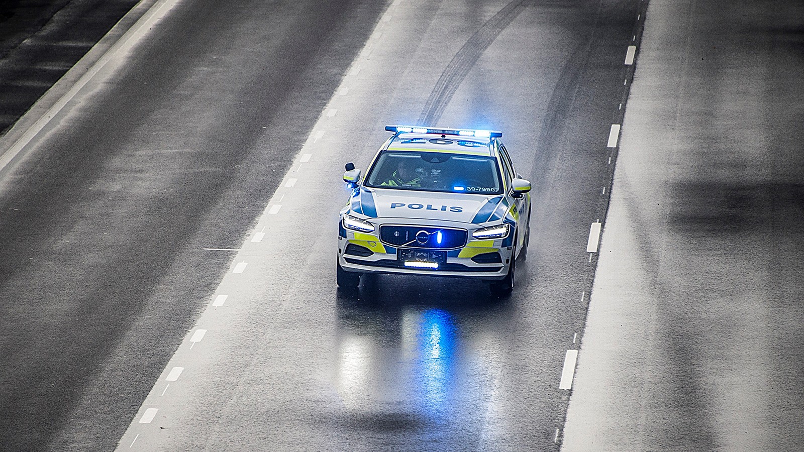 Volvo V90 som polisbil får högsta betyget hittills