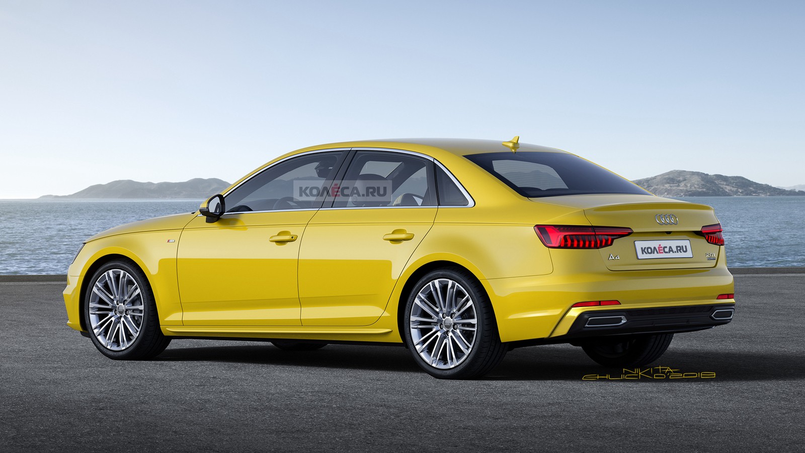 Audi A4 rear1