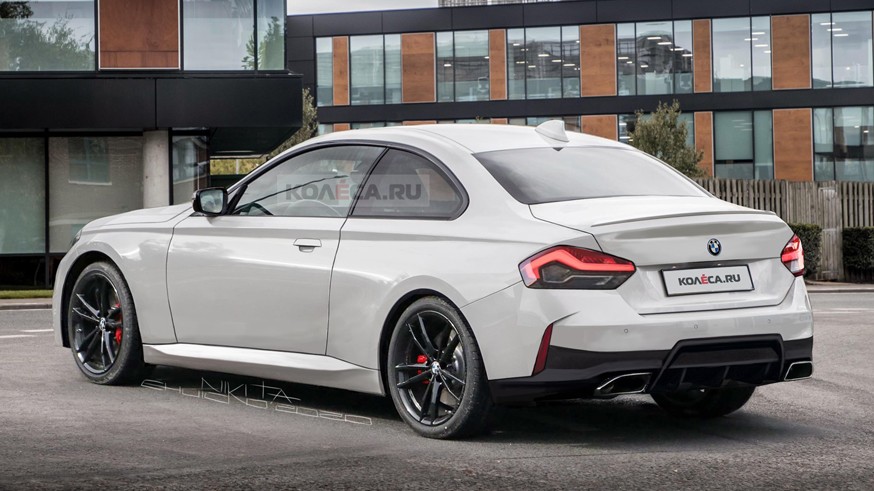 BMW дразнит тизером 2 series Coupe следующего поколения, хотя внешность новинки уже не секрет