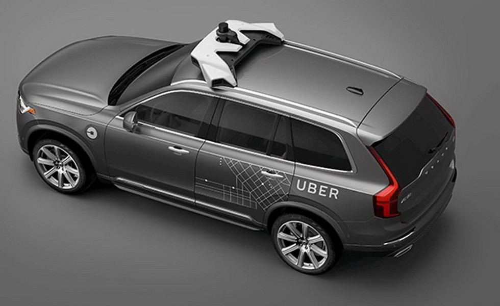 Тестовый образец Volvo XC90 для Uber