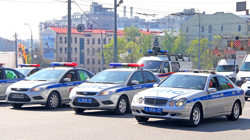 Police cars