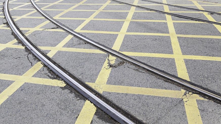 Roads tram traffic signals