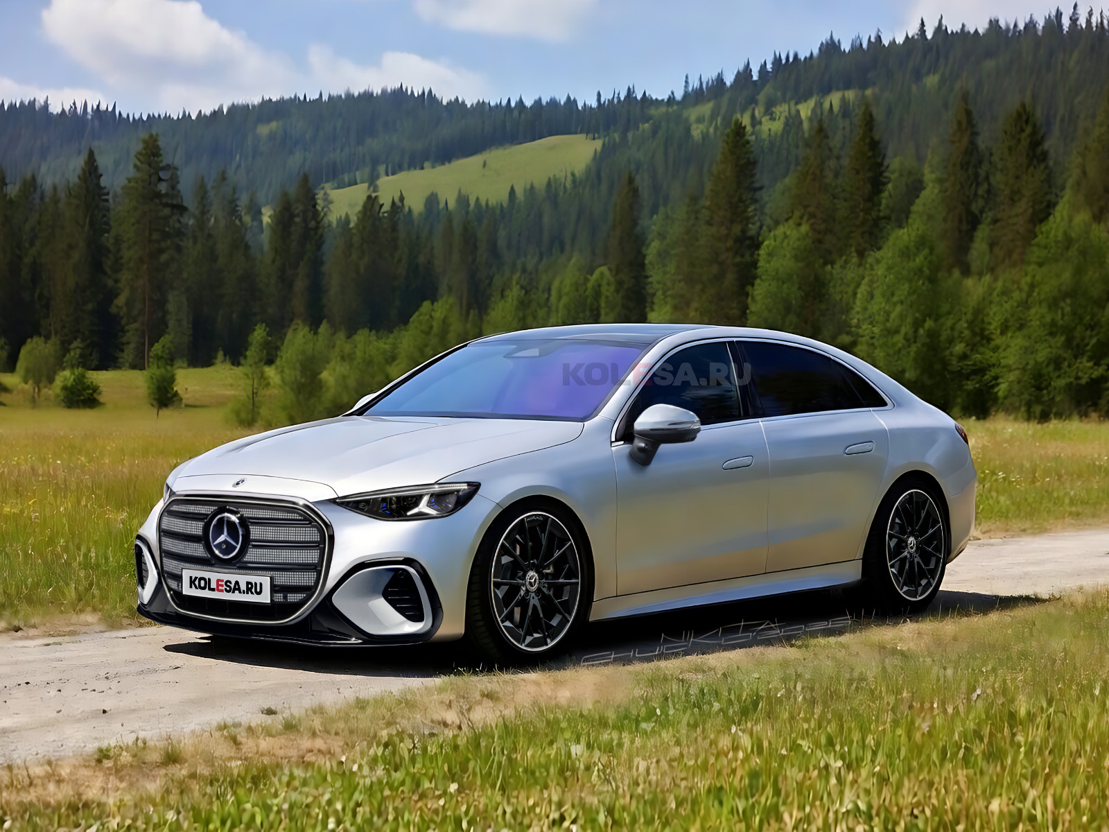 Электрический Mеrcedes-Benz C-класса: новые изображения