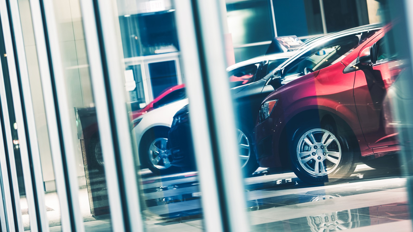 Car Dealer Window Shopping