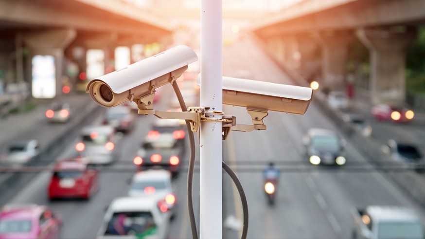 traffic security camera.