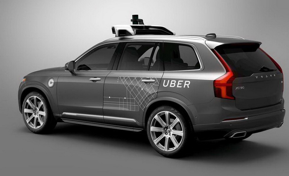 Тестовый образец Volvo XC90 для Uber