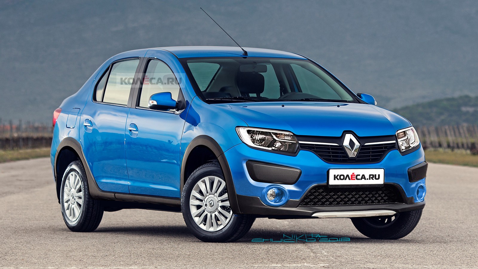 Renault Logan cross front2