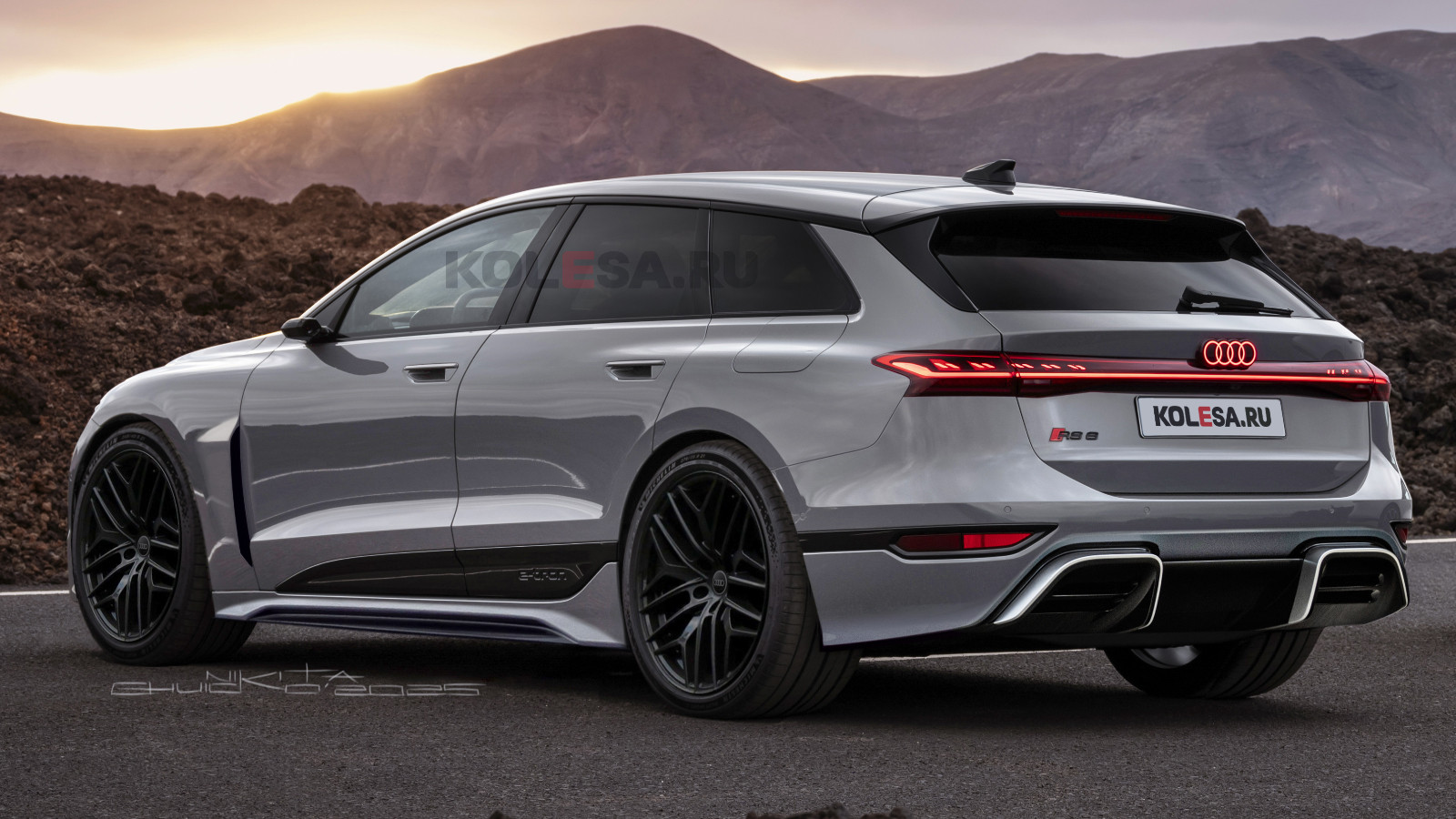 Stilvolle Audi Rs6 E Tron Fotos