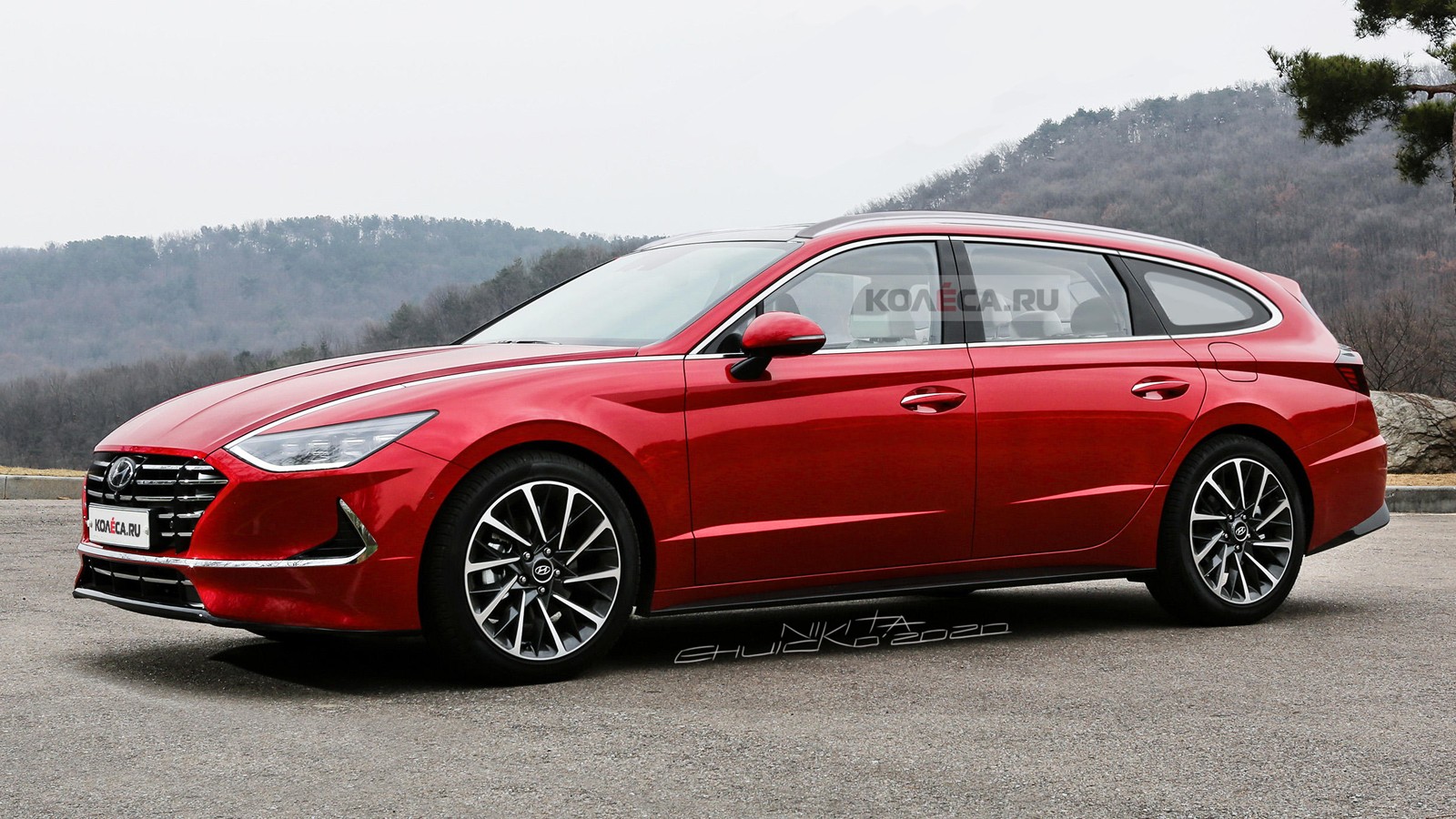 Новый универсал Hyundai Sonata: первые изображения
