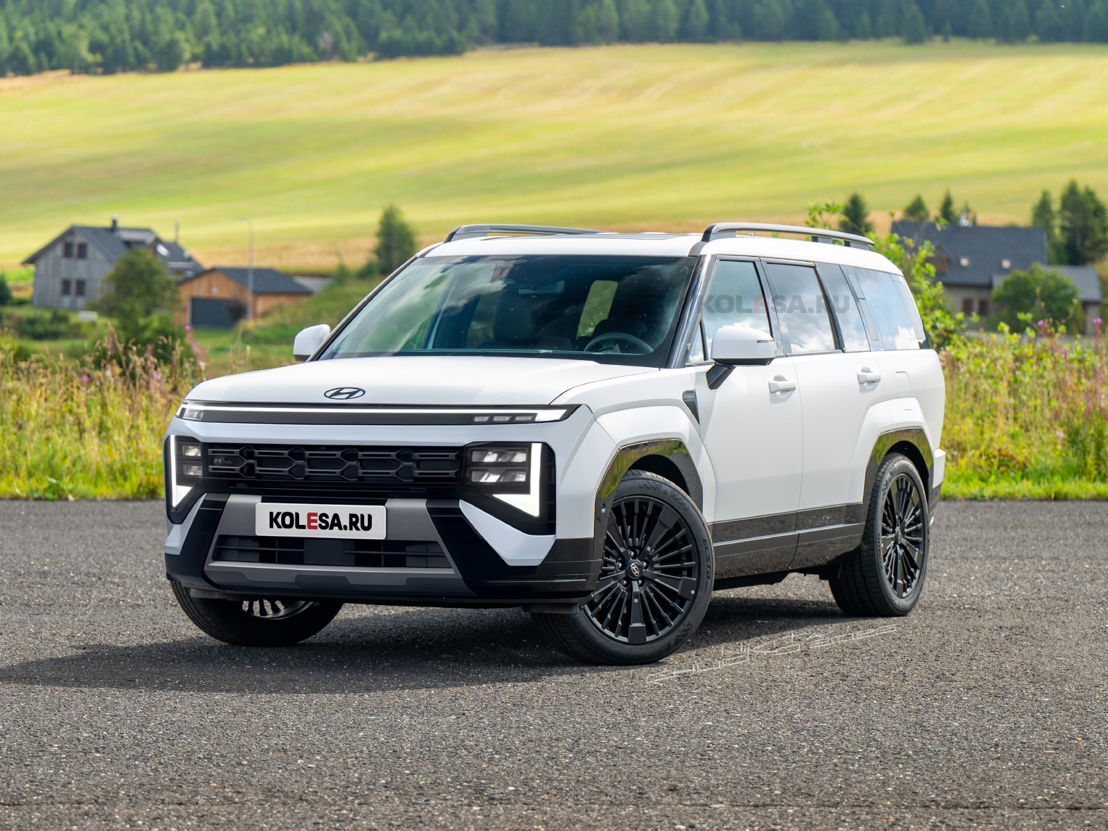 Обновлённый Hyundai Santa Fe: первые изображения