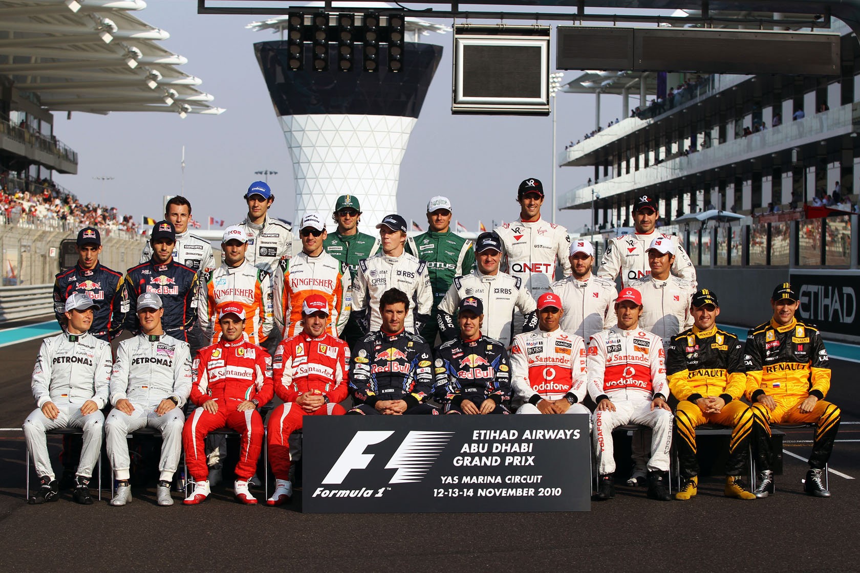 Формула 1 год основания. Команды f1 2010. Состав f1 2010.