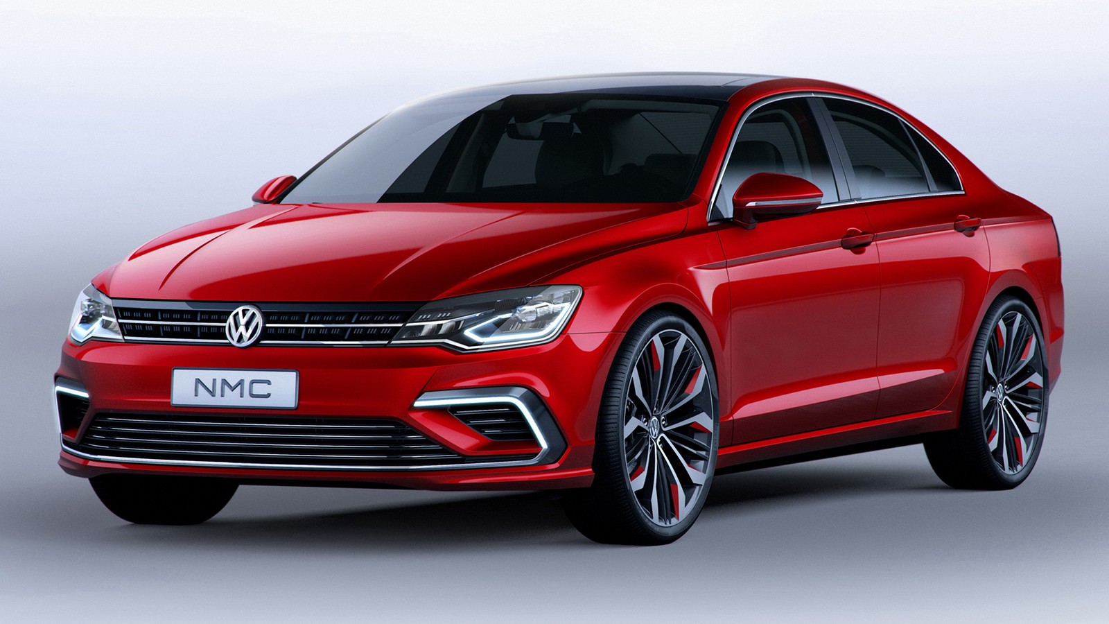 На фото: Volkswagen New Midsize Coupé Concept. Вполне возможно, что это концепт, показанный в Пекине в 2014 году, станет прообразом нового