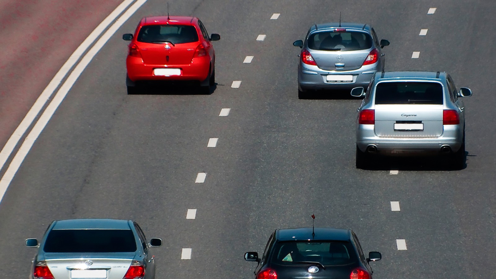 Highway car road