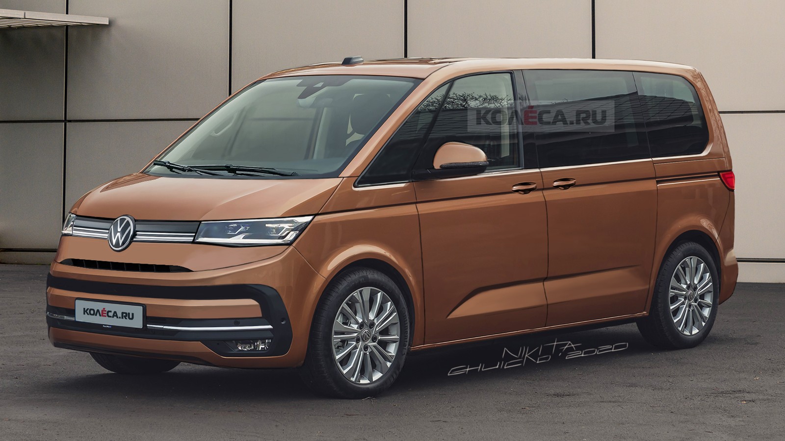 Volkswagen Multivan следующего поколения (Т7): новые изображения