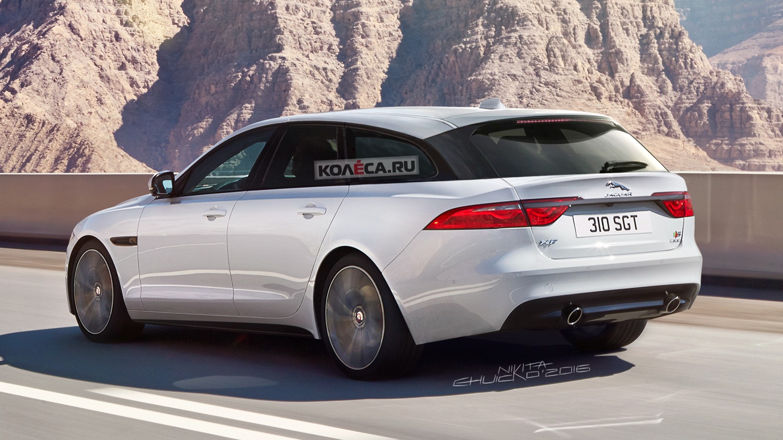 Jaguar XF wagon rear