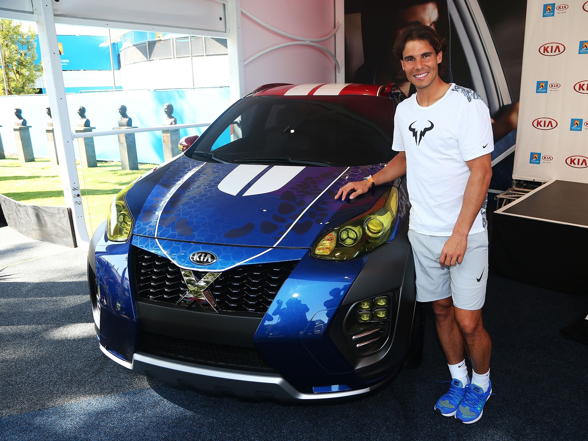 Рафаэль Надаль представил Kia X-Car на Australian Open 2016
