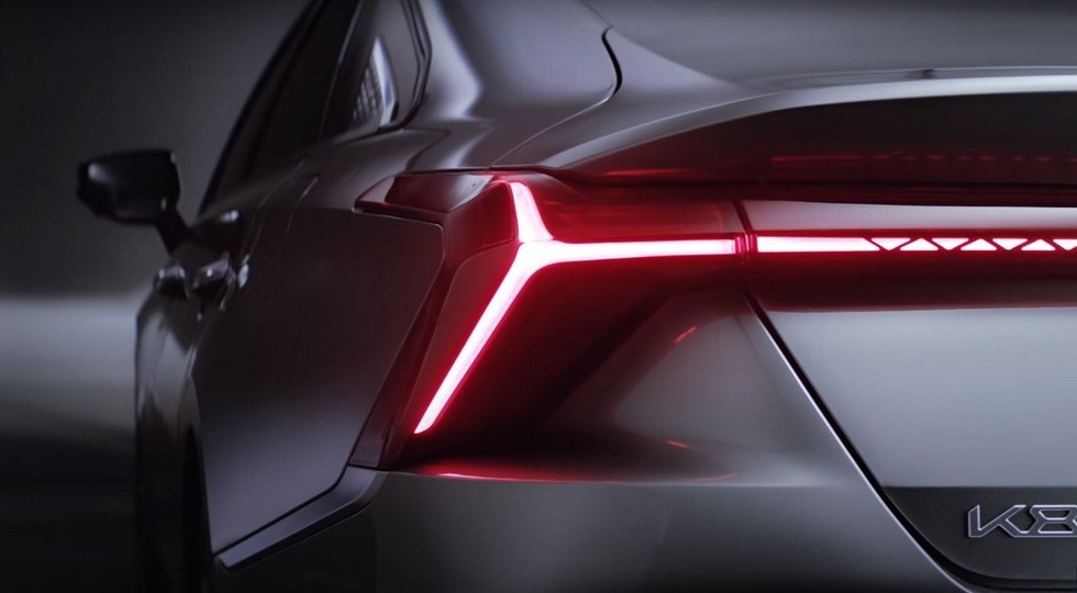 Новый седан Kia K8 показался на видео. У замены Cadenza, возможно ...