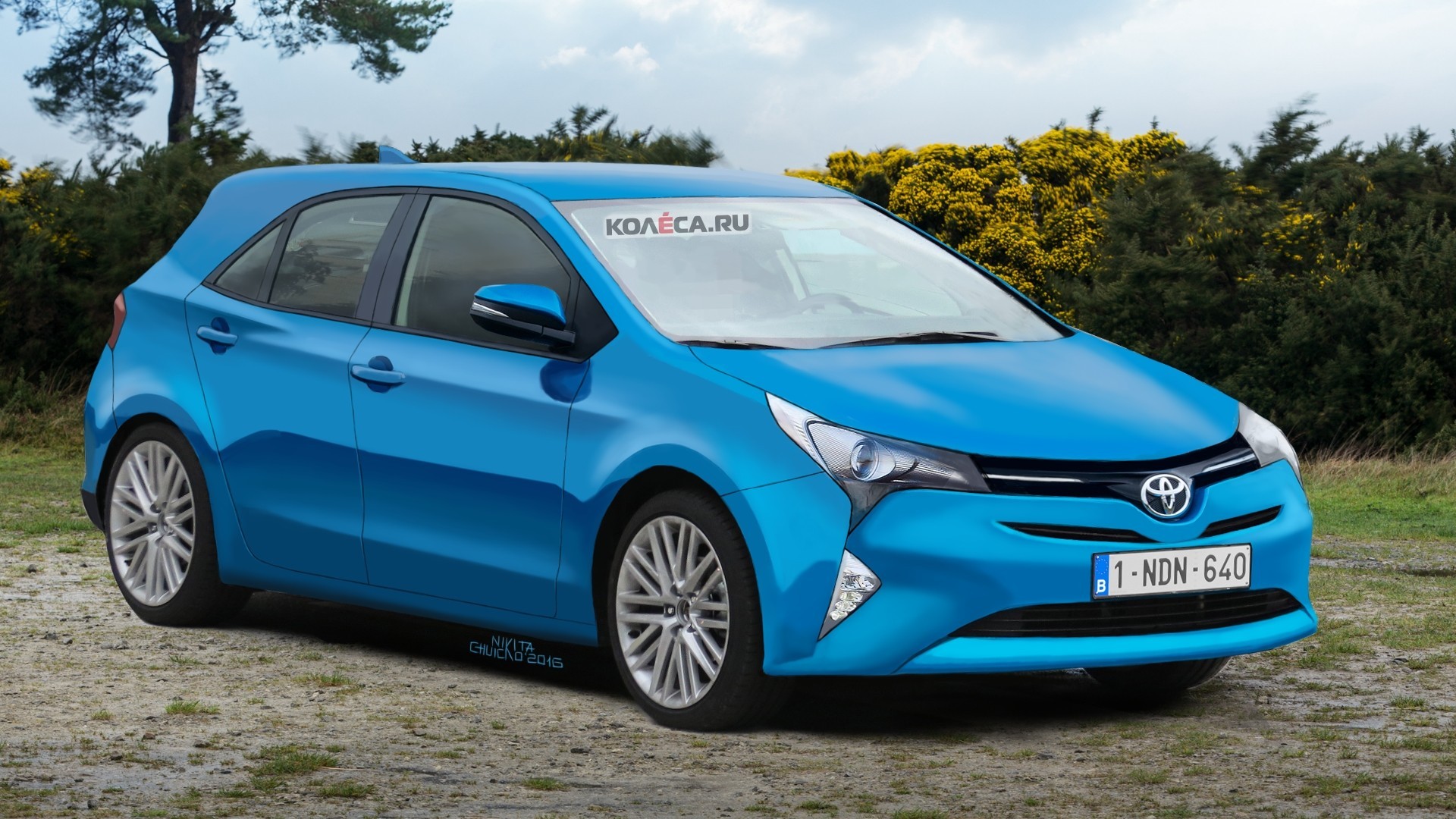 Toyota auris размеры