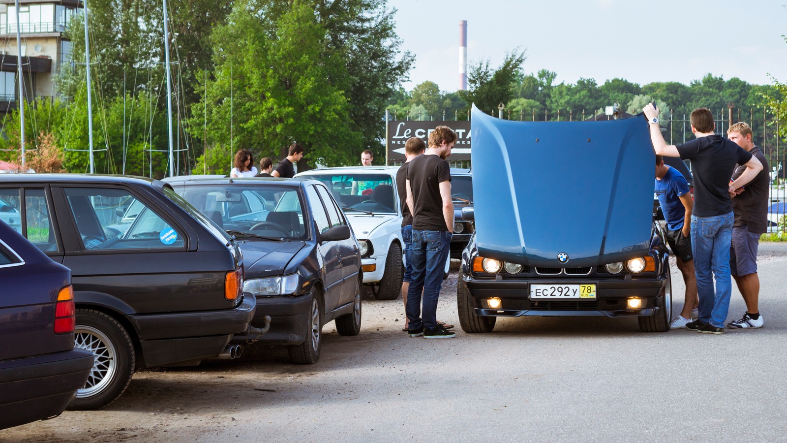 Old-car BMW 5-series e34