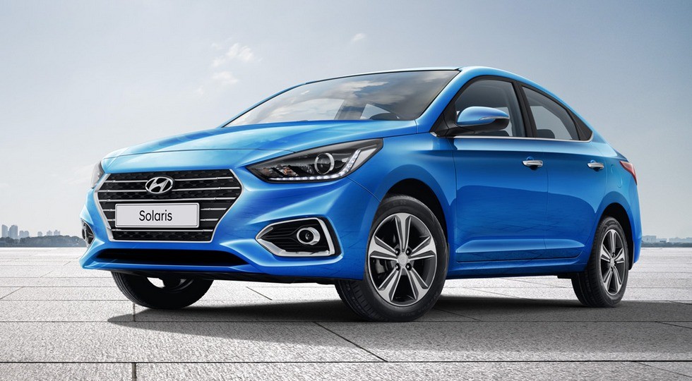 На фото: Hyundai Solaris