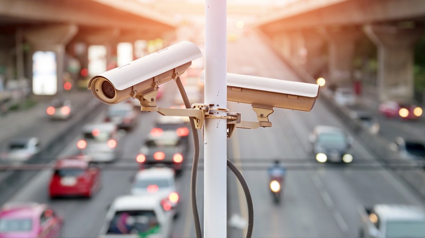 traffic security camera.