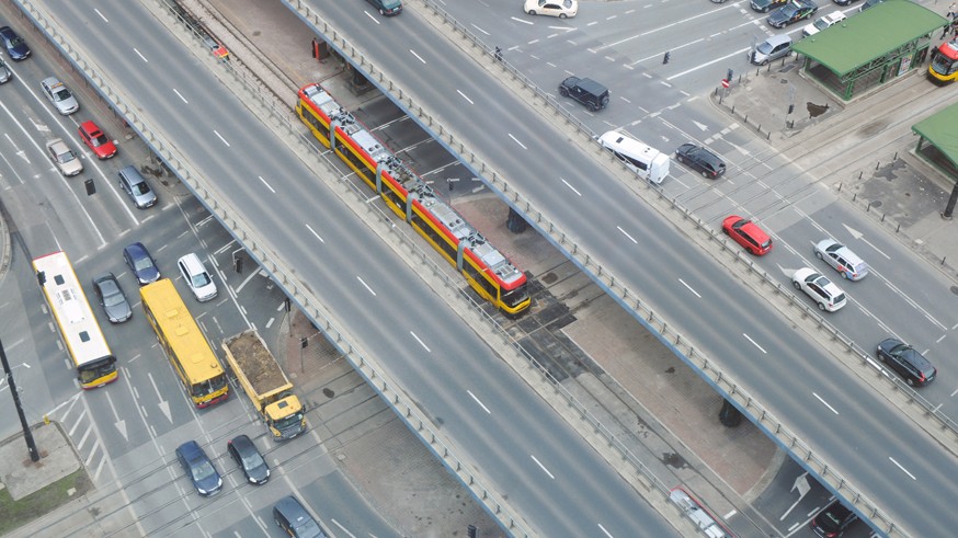 Streets in Warsaw