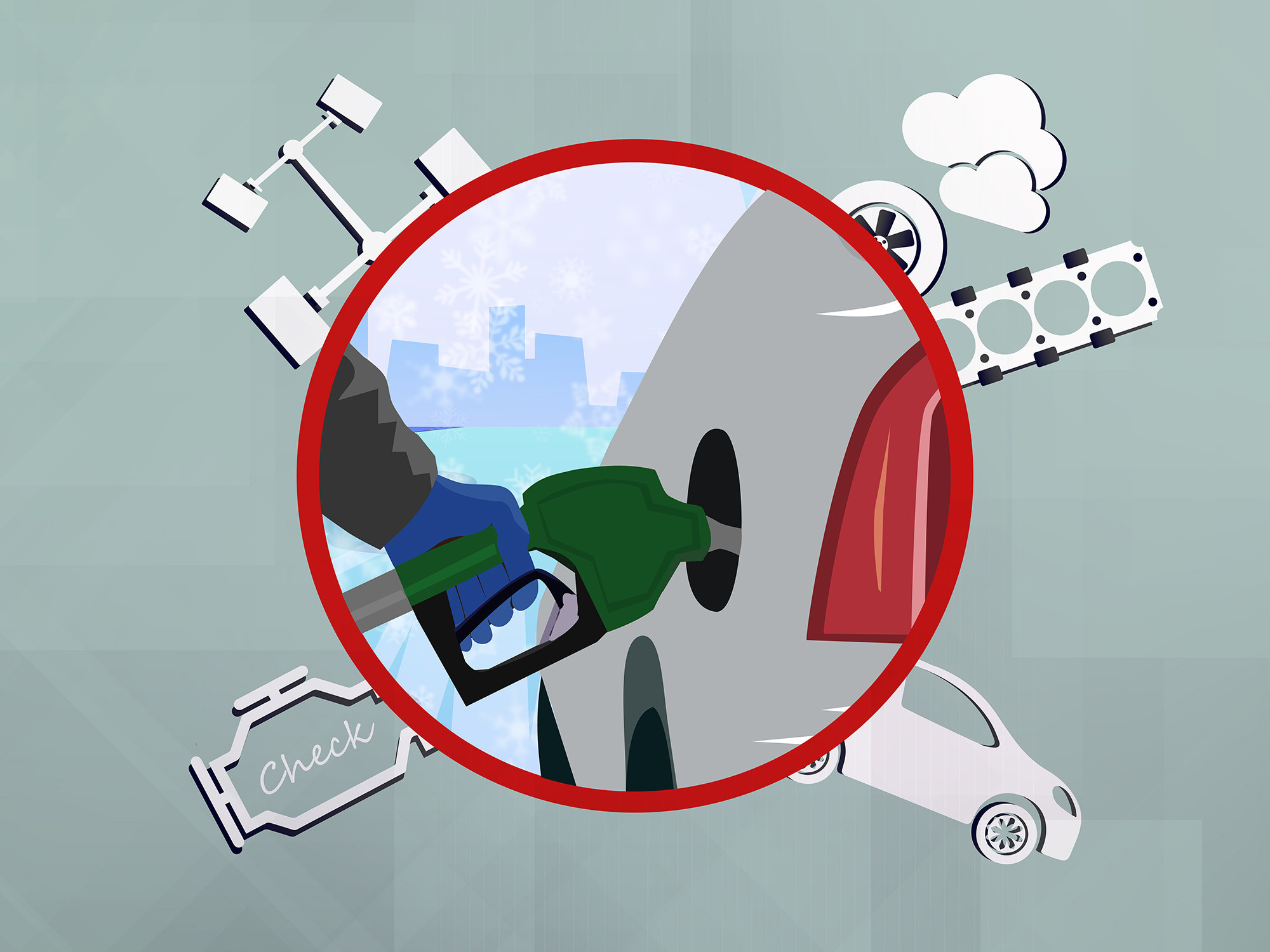 Почему зимой растёт расход топлива и как его снизить